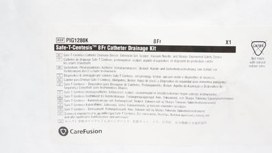 CareFusion PIG1280K Safe-T-Centesis 8Fr Cath. Drainage Kit 8Fr (x)